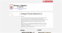 Desktop Screenshot of colegiopuertaabierta.com